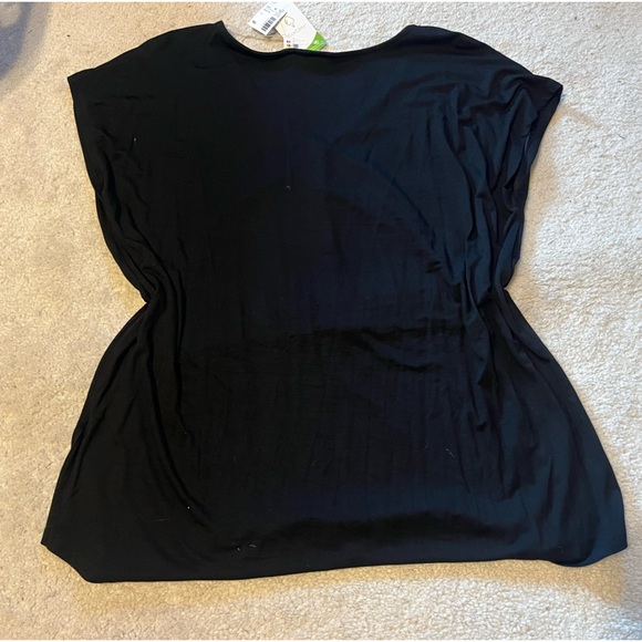 Reitmans Black Flowy Tunic Top - Picture 3 of 5